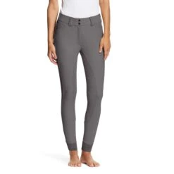 Ariat Women's Tri Factor Grip Full Seat Breeches - Seasonal Colors -Equinora Fashion Shop 10044945 trifactor plumgrey