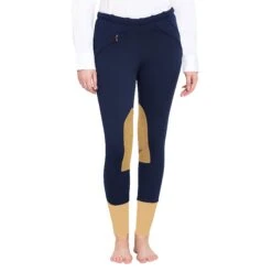 TuffRider Ladies Unifleece Pull-On Winter Breeches -Equinora Fashion Shop 10054 92 NVY 2