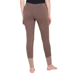 TuffRider Ladies Starter Lowrise Pull On Knee Patch Breeches 35 TuffRider Ladies Starter Lowrise Pull On Knee Patch Breeches -Equinora Fashion Shop 100566 479 798 lava brown 4