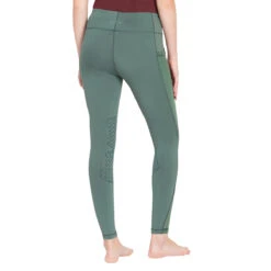 TuffRider Ladies Minerva EquiCool Tights -Equinora Fashion Shop 100968 dkgrn 3