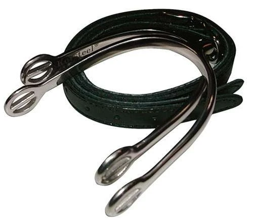 Weatherbeeta Prince Of Wales Tom Thumb Spurs With Straps 1 Weatherbeeta Prince Of Wales Tom Thumb Spurs With Straps