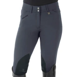 Romfh Ladies Sarafina Euro Seat Knee Patch Breeches 31 Romfh Ladies Sarafina Euro Seat Knee Patch Breeches -Equinora Fashion Shop 468455 ERS Romfh.Ladies.Sarafina.Euro .Seat .KneePatch.Breech Pewter