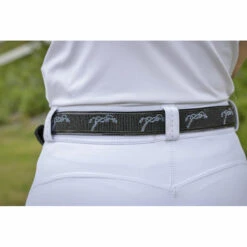Penelope Pearlog Belt 6 Penelope Pearlog Belt -Equinora Fashion Shop 9600140 French.Eq Penelope Pearlog.Belt Black.Grey .3