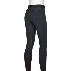 Equiline ATIRK Women's Knee Grip Breeches In 4 Seasons B-Move -Equinora Fashion Shop AtirK EQuline N08981 Black Back