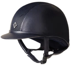 Charles Owen Ayr8 Plus Leather Look - Custom Helmet -Equinora Fashion Shop Ayr8 LL Navy Web navy 348fffa7 bc66 40e2 bfde e01161e0bd11