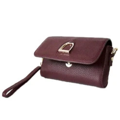 Oakbark & Chrome Rider Belt Bag -Equinora Fashion Shop BB CAB 101 Oakbark chrome riderbeltbag cabernet.5