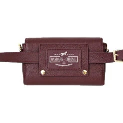 Oakbark & Chrome Rider Belt Bag -Equinora Fashion Shop BB CAB 101 Oakbark chrome riderbeltbag cabernet7