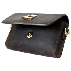 Oakbark & Chrome Rider Belt Bag -Equinora Fashion Shop BB HAV 001 Oakbark chrome Riderbeltbag havana11