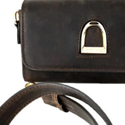 Oakbark & Chrome Rider Belt Bag -Equinora Fashion Shop BB HAV 001 Oakbark chrome Riderbeltbag havana3