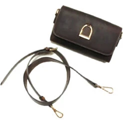 Oakbark & Chrome Rider Belt Bag -Equinora Fashion Shop BB HAV 001 Oakbark chrome Riderbeltbag havana6