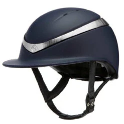 Charles Owen Halo Luxe With MIPS - Custom Helmet -Equinora Fashion Shop Charles.Owen Halo.Luxe Midnight.Matt .Platinum