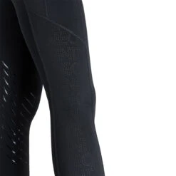 Equiline Women's Cerink Knee Grip Riding Leggings 9 Equiline Women's Cerink Knee Grip Riding Leggings -Equinora Fashion Shop EQLine ES123 N09050 006 Black Detail2
