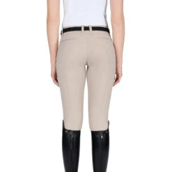 Equiline Women's X Shape Knee Grip Breech -Equinora Fashion Shop EQline 181 N08674 XShapeKG Beige Back
