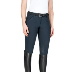 Equiline Women's X Shape Knee Grip Breech -Equinora Fashion Shop EQline 181 N08674 XShapeKG Blue