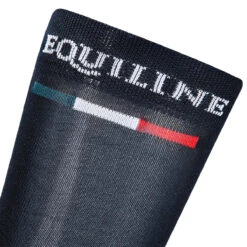 Equiline Silver Plus Light Sock -Equinora Fashion Shop EQline 181 T11203 002 Blue Logo