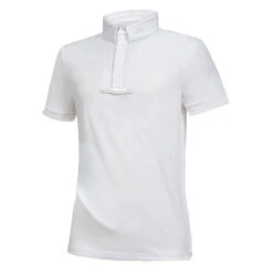 Equiline Men's CeliraC Competition Polo -Equinora Fashion Shop EQline H00540 CeliraC White