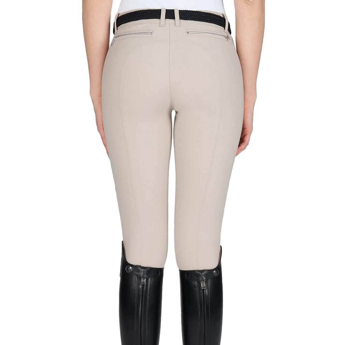Equiline Women's Ash Riding Breeches With X-Grip Knee Patch 3 Equiline Women's Ash Riding Breeches With X-Grip Knee Patch - Image 3
