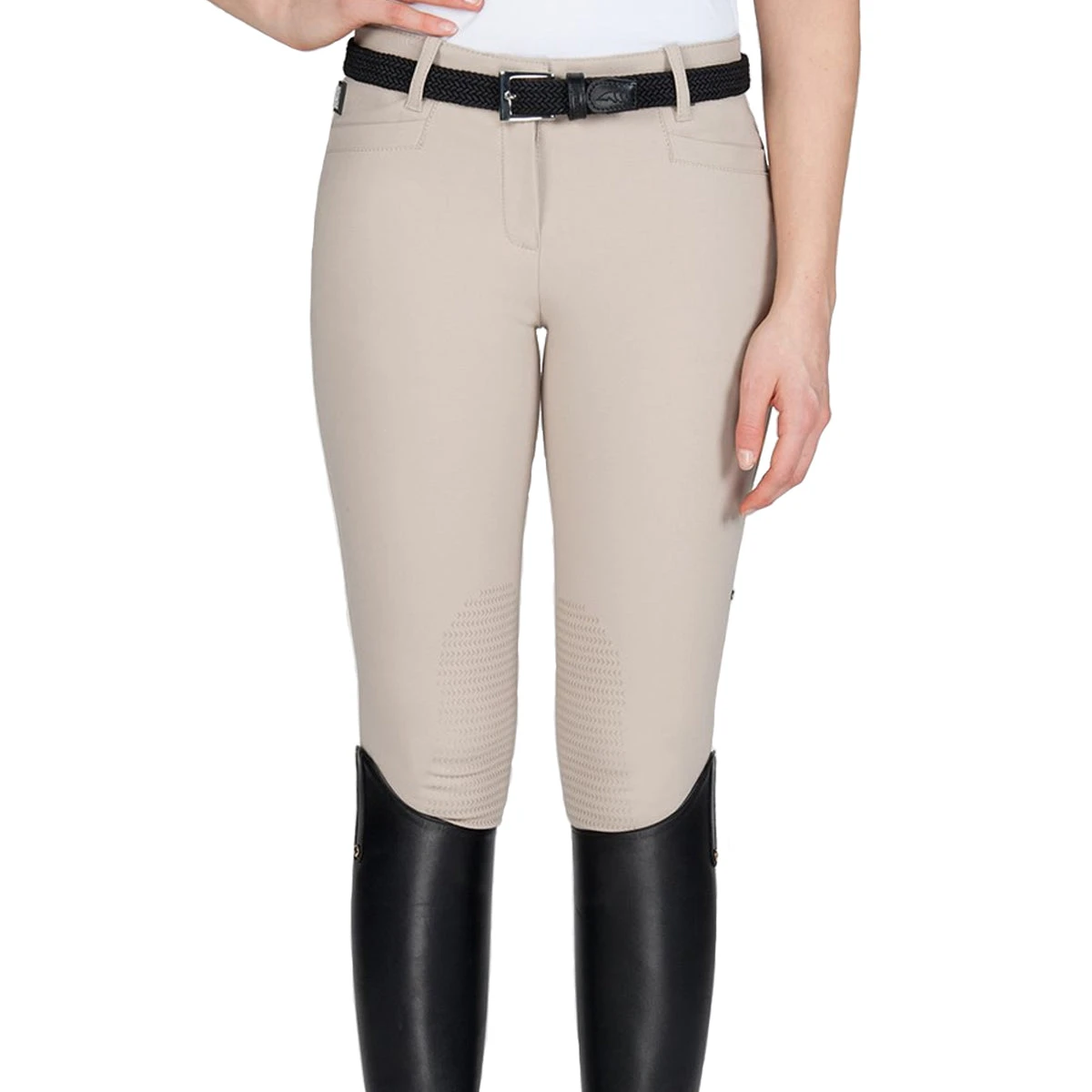 Equiline Women's Ash Riding Breeches With X-Grip Knee Patch 4 Equiline Women's Ash Riding Breeches With X-Grip Knee Patch - Image 4