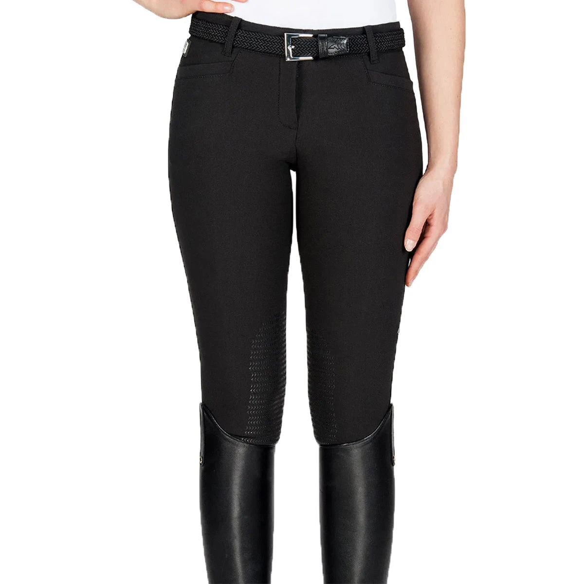 Equiline Women's Ash Riding Breeches With X-Grip Knee Patch 9 Equiline Women's Ash Riding Breeches With X-Grip Knee Patch - Image 9