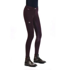 EGO 7 Women's Dressage FG Breech -Equinora Fashion Shop Ego7 Dressage.FG .Breeches Bordeaux Side