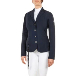 Equiline Airbag Compatible Show Coat -Equinora Fashion Shop Equiline 181 M08716 002 Airbag.Compatible.Show .Coat Blue 00