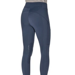 Equiline Women's EdodieK Knee Grip Riding Leggings 7 Equiline Women's EdodieK Knee Grip Riding Leggings -Equinora Fashion Shop Equiline EdodieK KG.Leggings Diplomatic.Blue 01