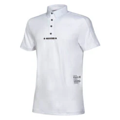 Equiline Conellec Men's Show Shirt -Equinora Fashion Shop Equiline H00524 Conellec 001 Front White 00