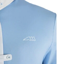 Equiline Evik Men's Competition Polo Long Sleeve Shirt -Equinora Fashion Shop Equiline Mens Evik.LS .Competition.Polo .Shirt Light.Blue Logo