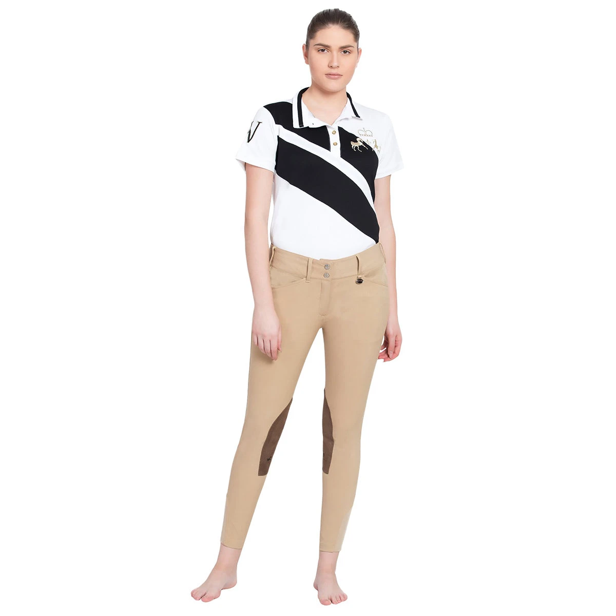 Equine Couture Ladies Coolmax Champion Knee Patch Breeches 1 Equine Couture Ladies Coolmax Champion Knee Patch Breeches