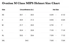 Ovation M Class MIPS Helmet 6 Ovation M Class MIPS Helmet -Equinora Fashion Shop FHT Mclass sizechart