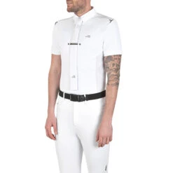 Equiline CuthberC Men's Show Shirt -Equinora Fashion Shop H00522 Cuthberc 001 Front DEA