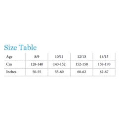 Equiline Girl's JinaK Knee Patch Breeches 9 Equiline Girl's JinaK Knee Patch Breeches -Equinora Fashion Shop JinaKsizeChart