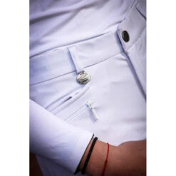 Jump'in Unisex Junior Sacha Breeches -Equinora Fashion Shop Jump.In Unisex.Junior.Sacha .Breeches White Front.Pocket
