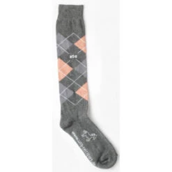 USG Karo Socks 22 USG Karo Socks -Equinora Fashion Shop KARO KL.USG Socks Grey.Apricot.Lt .Grey Front