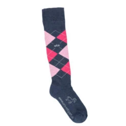 USG Karo Socks 33 USG Karo Socks -Equinora Fashion Shop KARO KL.USG Socks Nvy.Pink Front