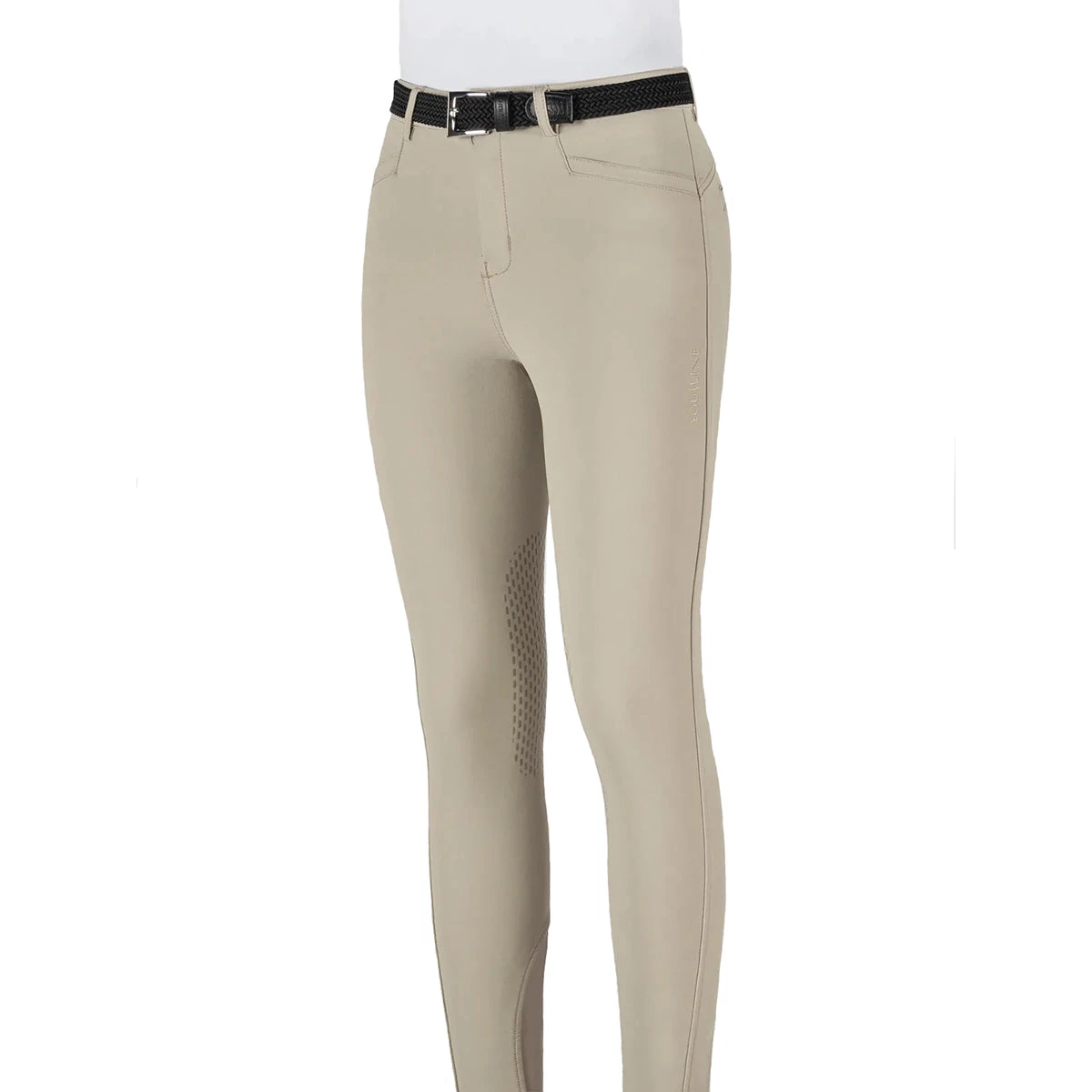 Equiline Girl's JinaK Knee Patch Breeches 1 Equiline Girl's JinaK Knee Patch Breeches