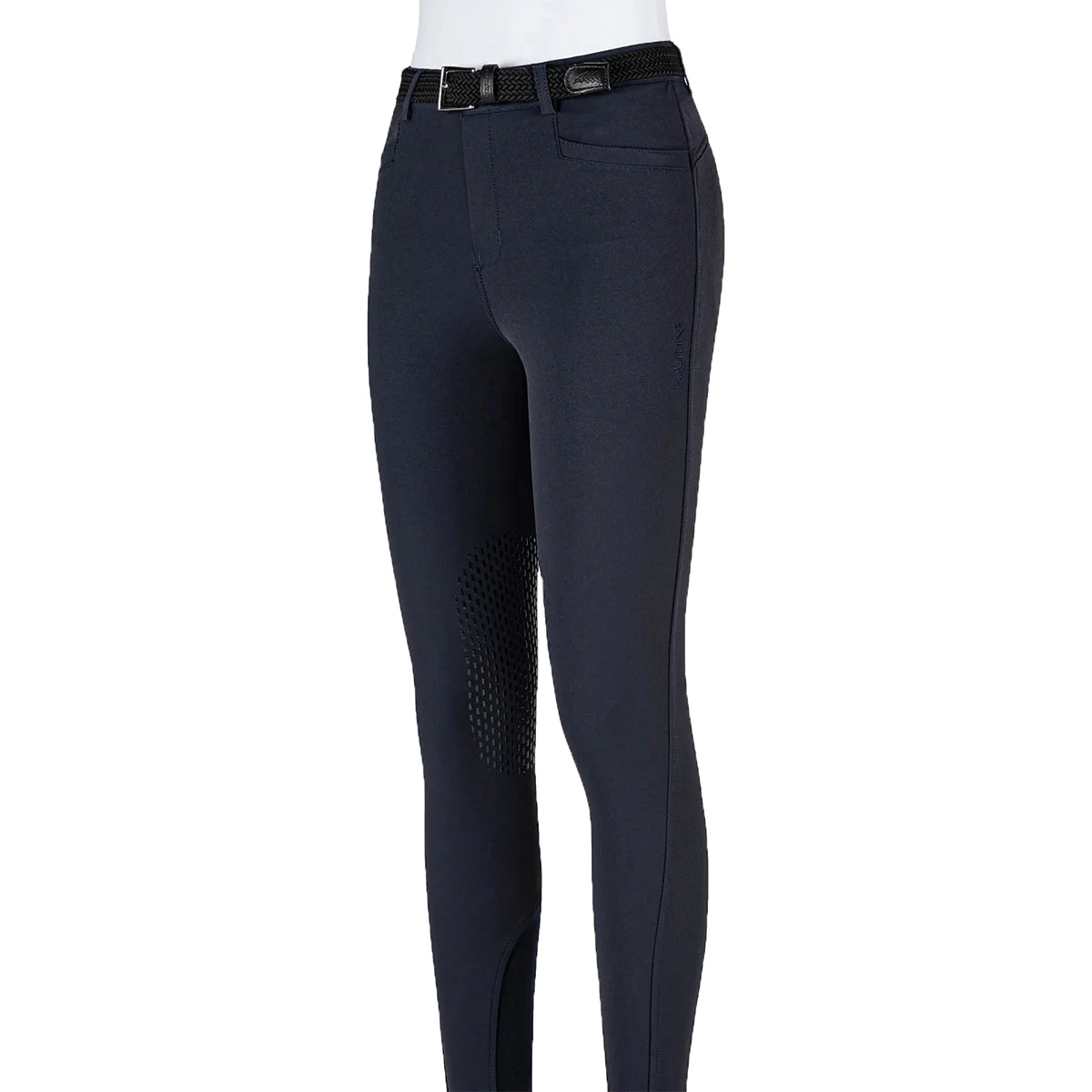 Equiline Girl's JinaK Knee Patch Breeches 4 Equiline Girl's JinaK Knee Patch Breeches - Image 4