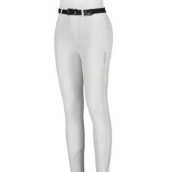 Equiline Girl's JinaK Knee Patch Breeches 12 Equiline Girl's JinaK Knee Patch Breeches -Equinora Fashion Shop N05021 EQline JinaK White