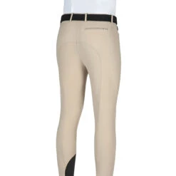 Equiline GrantK Men's B-Move Knee Grip Breeches -Equinora Fashion Shop N08479 EQline GrentK Beige Back