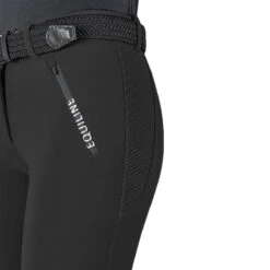 Equiline Women's ChoiceK B-Move Knee Grip Riding Breeches -Equinora Fashion Shop N09006 Equiline Choicek Knee.Grip .Breeches Black 02