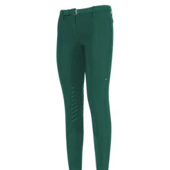 Equiline Women's CrendaK B-Move Knee Grip Breeches -Equinora Fashion Shop N09023 Crendak Equiline KP.B Move.Breeches Green.Pepper 01