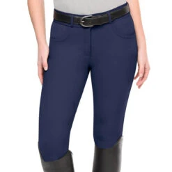 Ovation Women's Bellissima II GripTec Knee Patch Breech -Equinora Fashion Shop Ovation 471216 Womens.Bellissima.IIGripTec.Knee .Patch .Breech Navy
