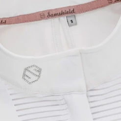 Samshield Women's Apolline Show Shirt -Equinora Fashion Shop Samshield Apolline White Front Detail.2