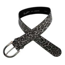 Tailored Sportsman Grey Leopard Belt