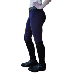 Vestrum Women's Lorient Knee Patch Breeches -Equinora Fashion Shop Ves Lorient Bblue1