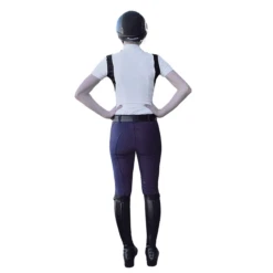 Vestrum Women's Lorient Knee Patch Breeches -Equinora Fashion Shop Ves Lorient Bblue2