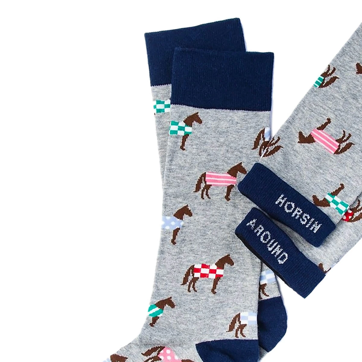Wild Attire Inc. Horsin' Around Carded Cotton Socks 2 Wild Attire Inc. Horsin' Around Carded Cotton Socks - Image 2