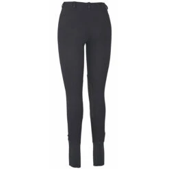 TuffRider Ladies Cotton Lowrise Pull-On Knee Patch Breeches 9 TuffRider Ladies Cotton Lowrise Pull-On Knee Patch Breeches -Equinora Fashion Shop black2 64458.1588621808.1280.1280
