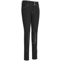 Equine Couture Children's Sportif Natasha Knee Patch Breeches -Equinora Fashion Shop black 16891.1588624776.1280.1280