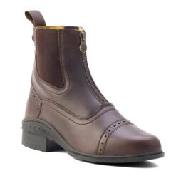 Ovation Tuscany Ladies Zip Paddock Boot 17 Ovation Tuscany Ladies Zip Paddock Boot -Equinora Fashion Shop brown front correct 75259.1588874563.1280.1280